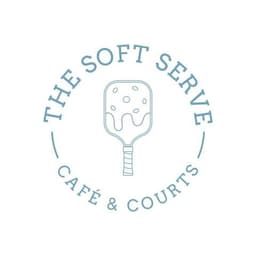 The Soft Serve Cafe and Courts logo