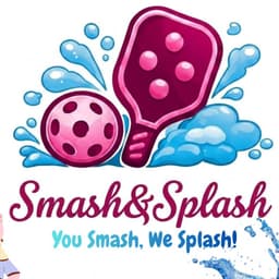 Smash & Splash Pickleball/Carwash logo