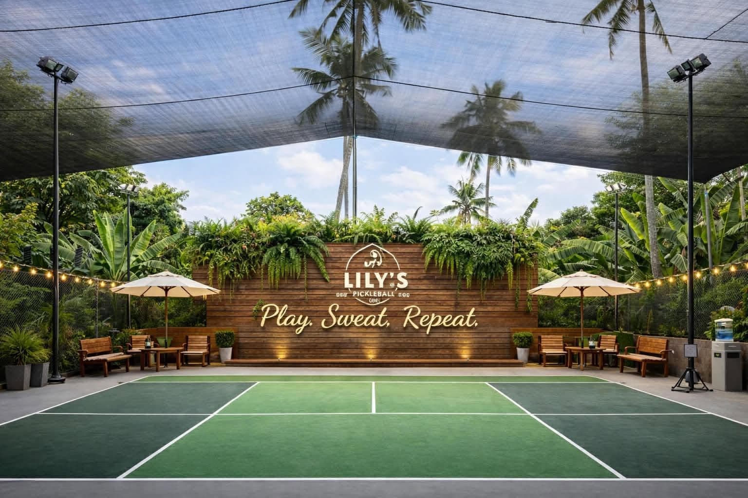 Lily's pickleball court