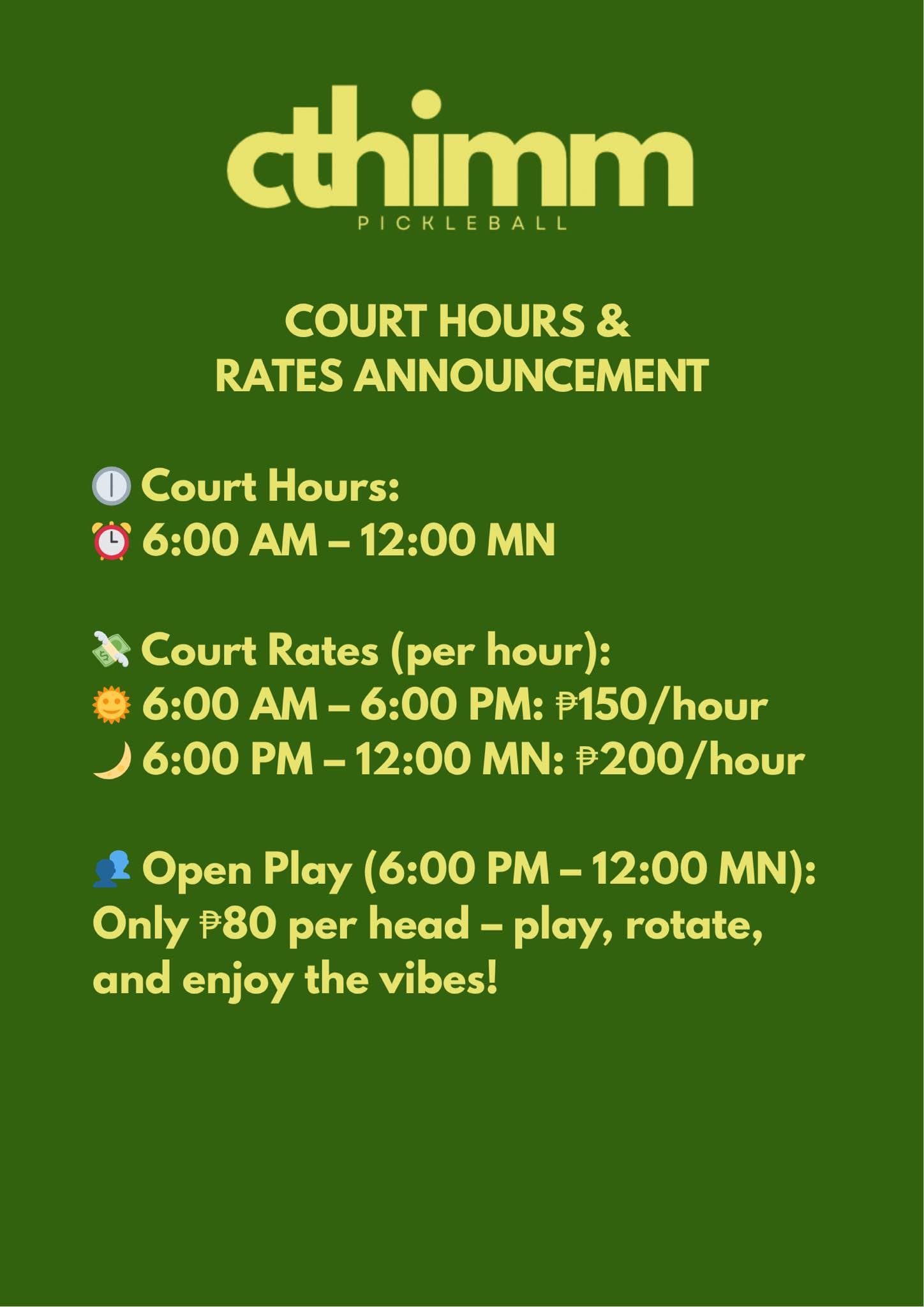 Cthimm Pickleball