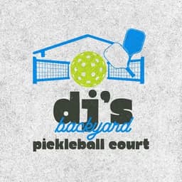 DJ's Backyard Pickleball Court logo