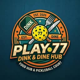 Play 77 Dink and Dine Hub logo