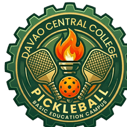 Davao Central College Pickle Ball Court logo