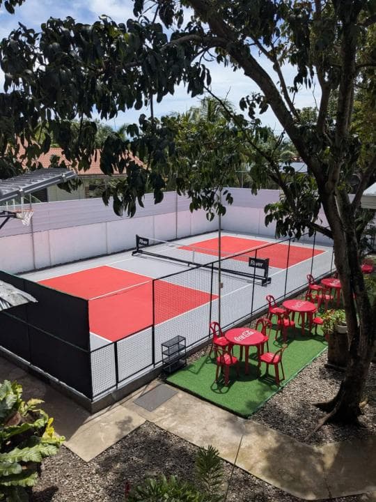 Behind the Kitchen Pickleball Court
