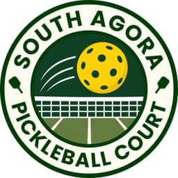 South Agora Pickleball Court logo
