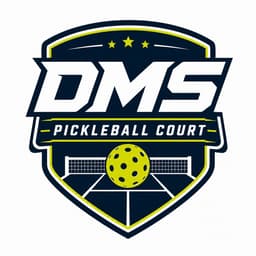 DMS Pickleball Court logo